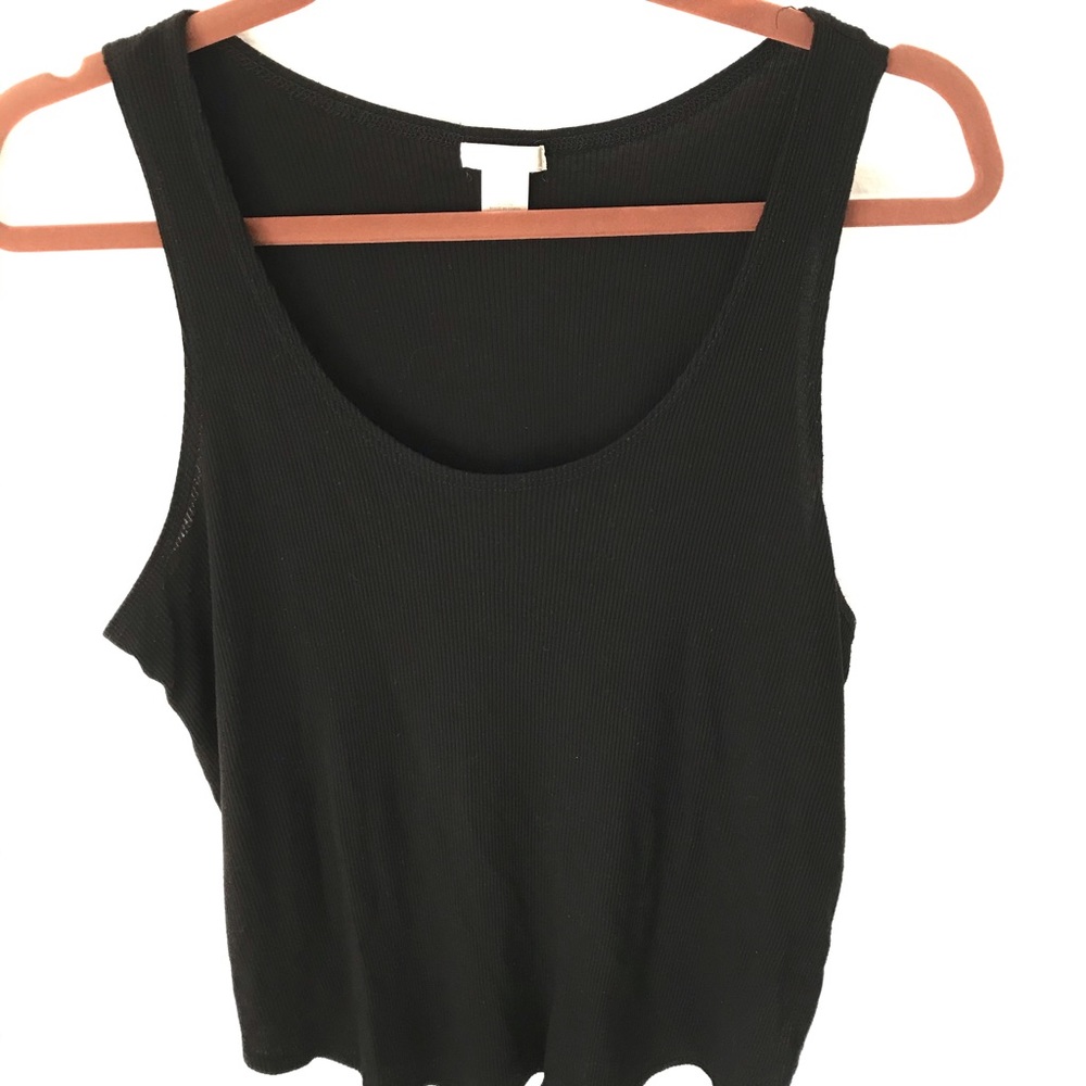 Plain Black Tank Top